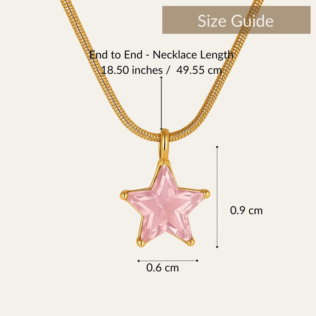 Blush Star  Necklace N3VO