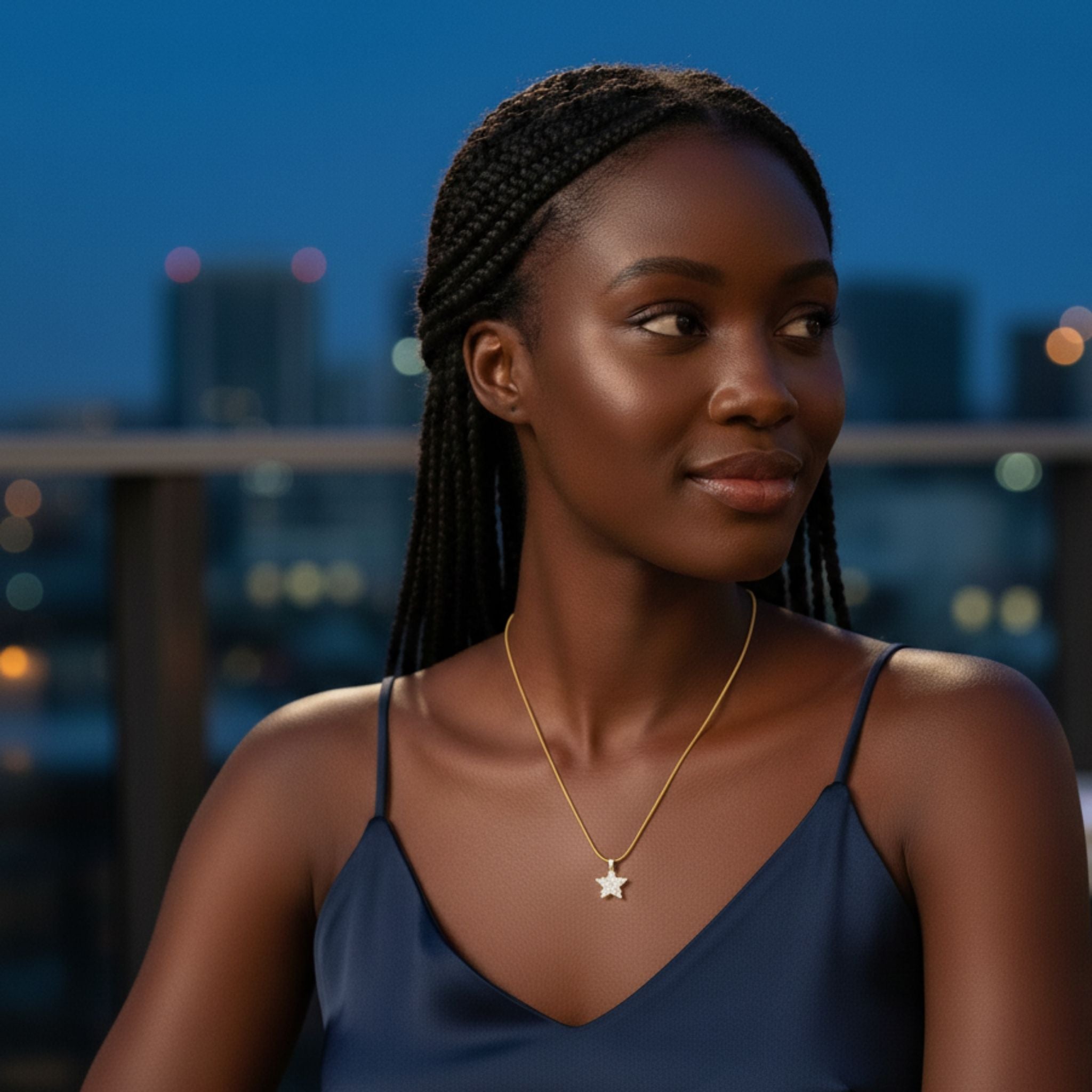 Moonbeam Star Necklace N3VO