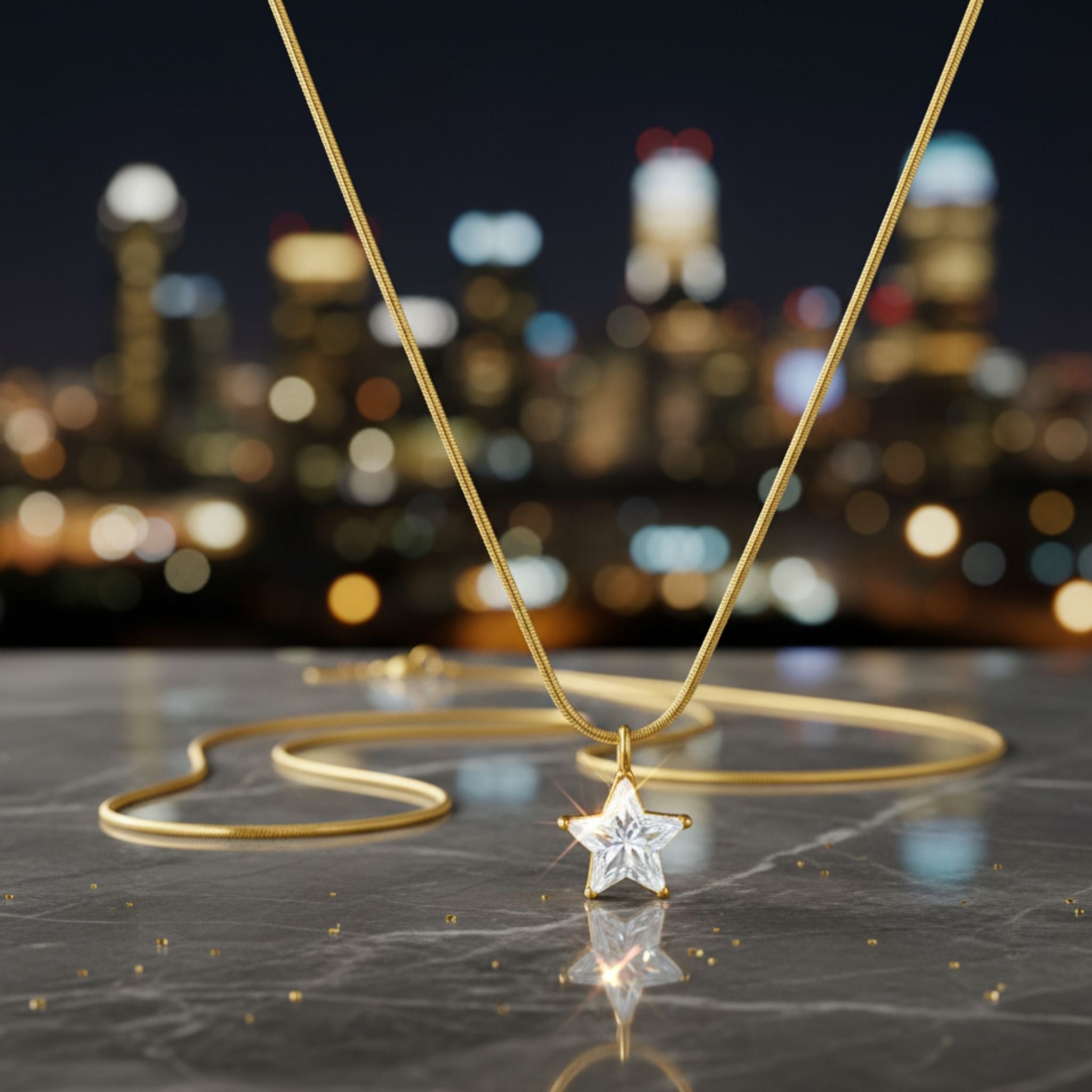 Moonbeam Star Necklace N3VO