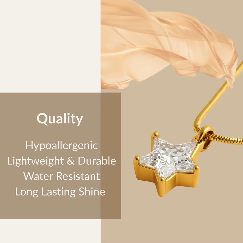 Moonbeam Star Necklace N3VO