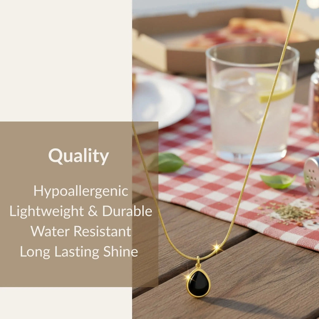 Noir Dewdrop Necklace N3VO