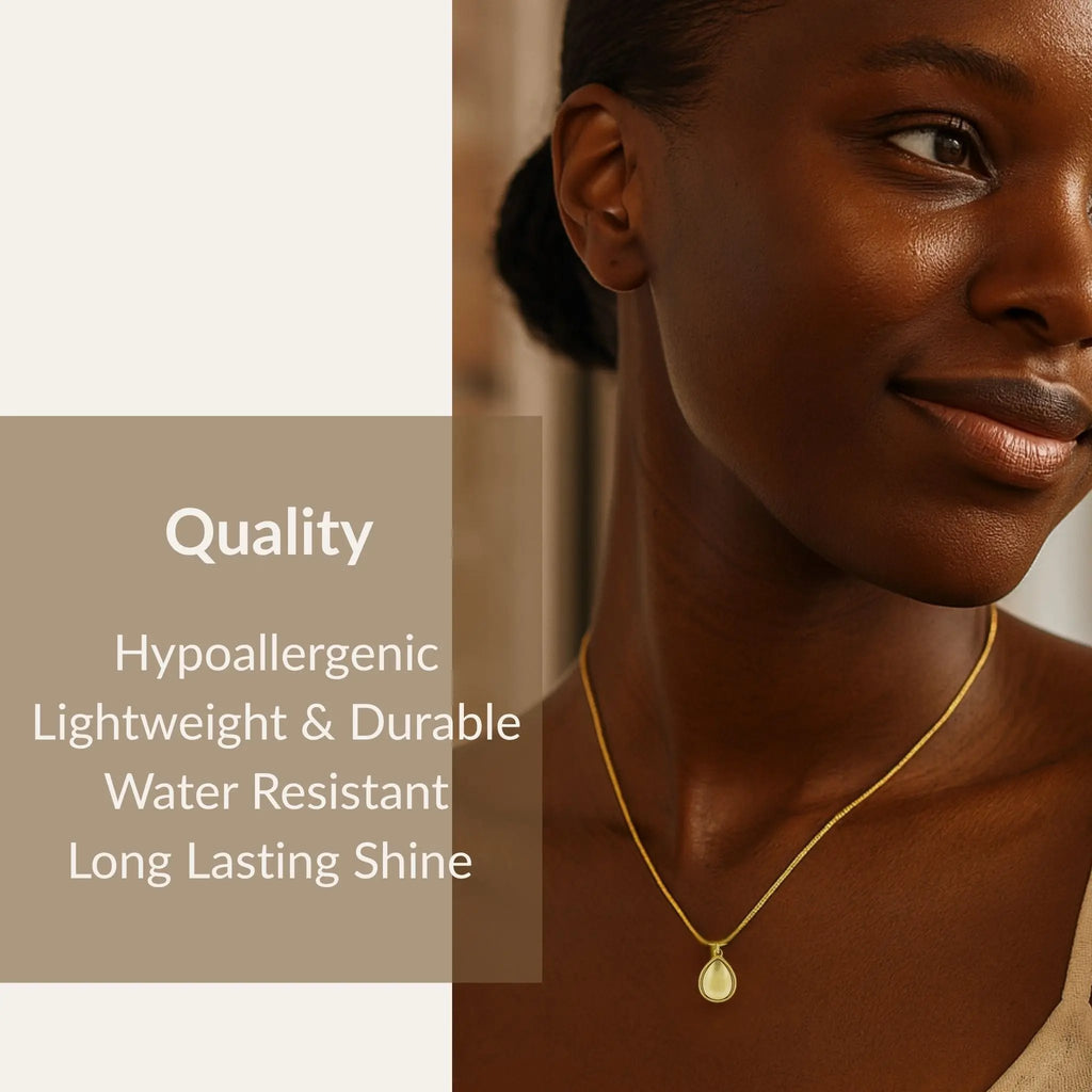 Caramel Dewdrop Necklace N3VO