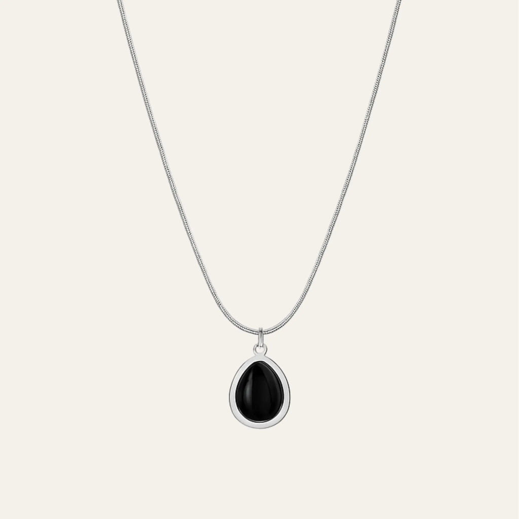 Onyx Dewdrop Necklace N3VO