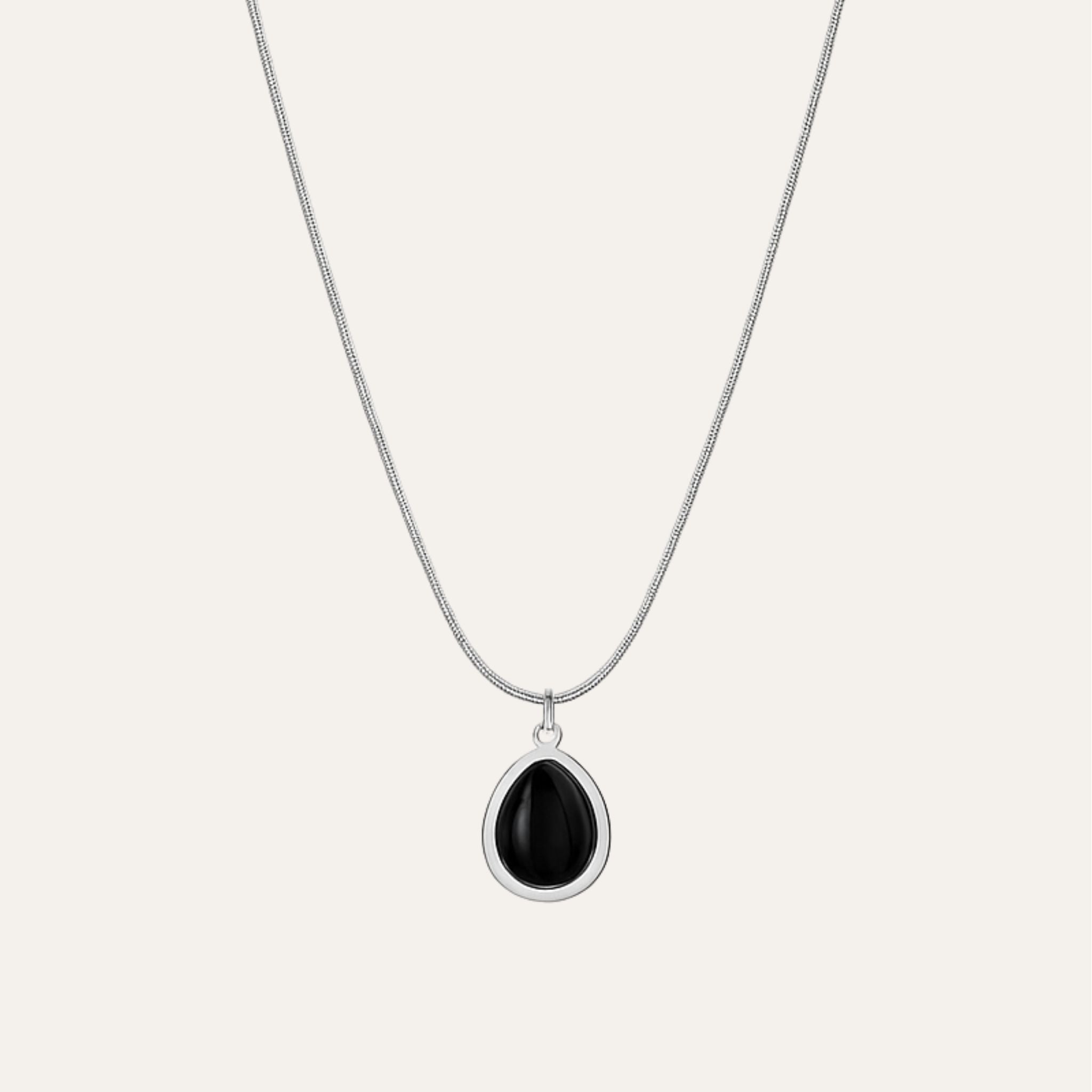 Onyx Dewdrop Necklace N3VO