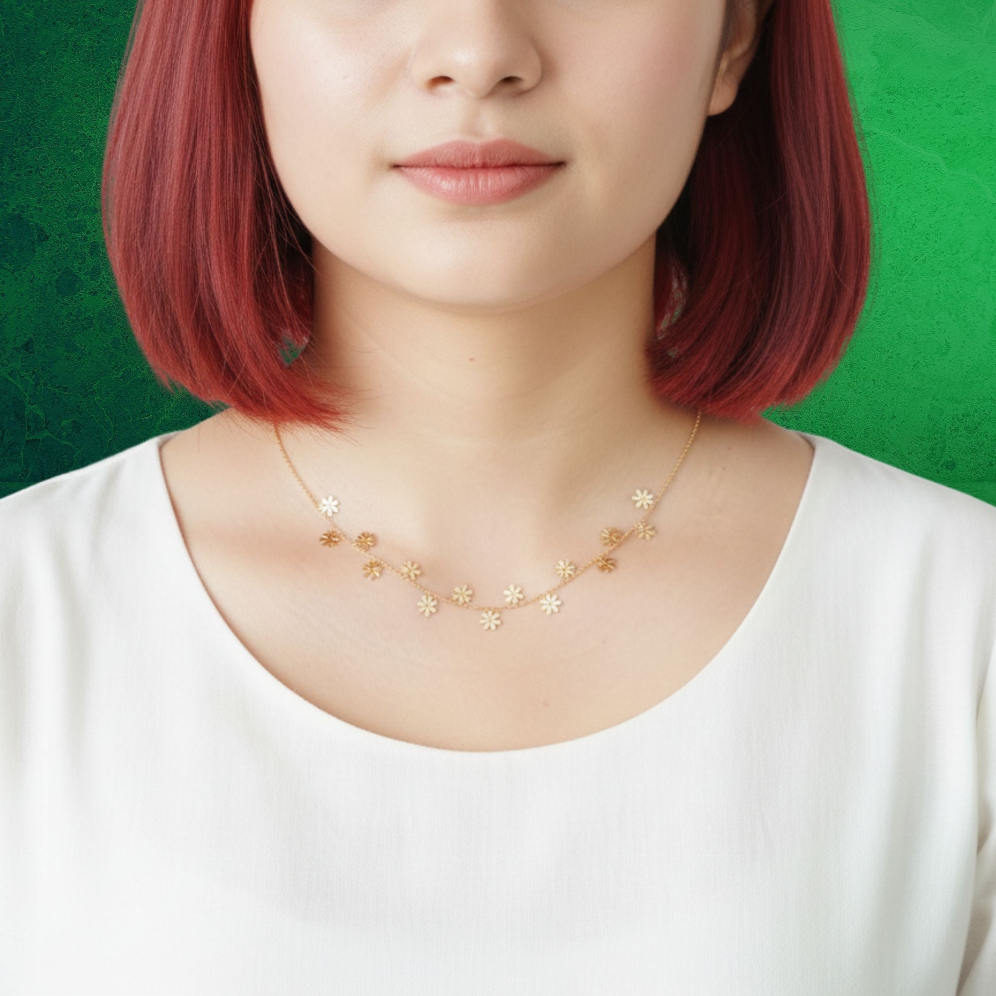 Dainty Floral Necklace N3VO