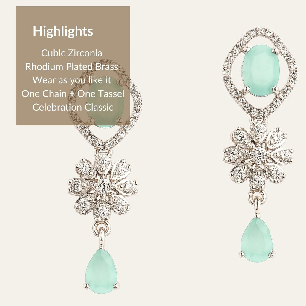 Aurora Aqua Bloom Jewelry Set N3VO