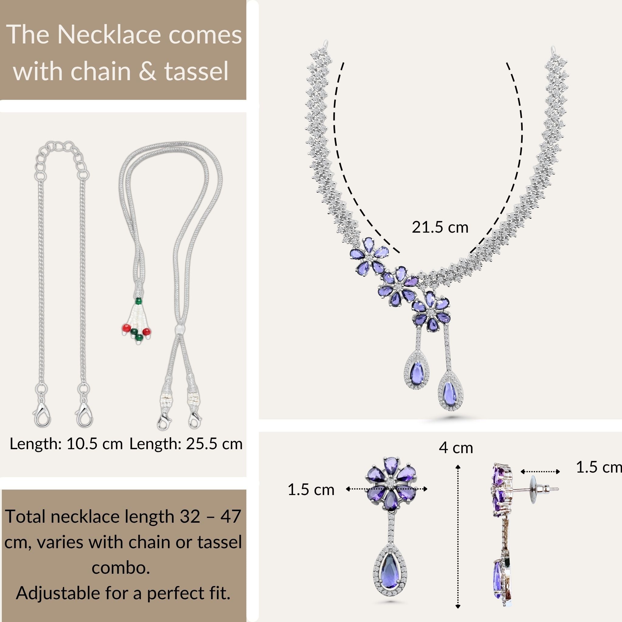 Orchid Violetta Jewelry Set N3VO