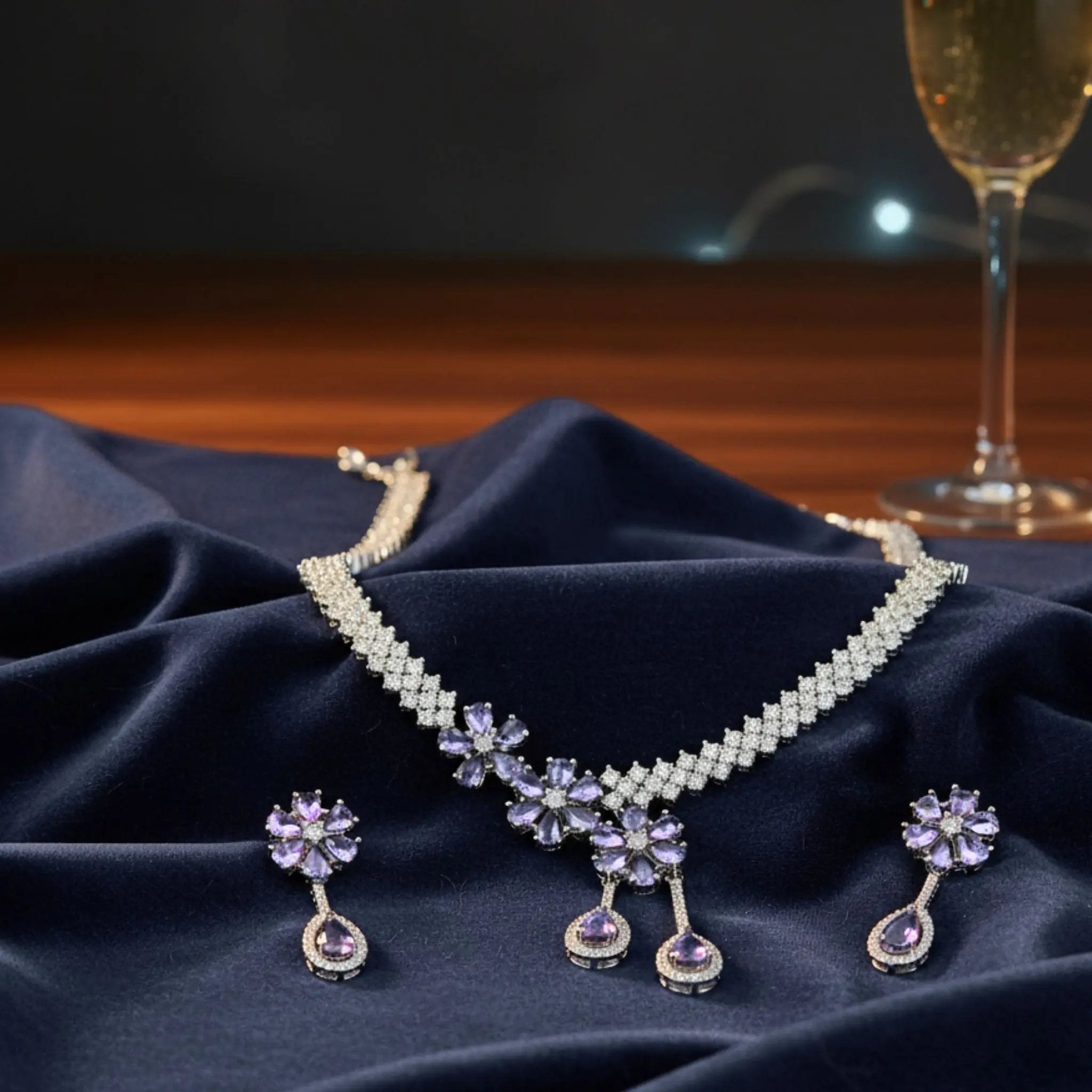 Orchid Violetta Jewelry Set N3VO