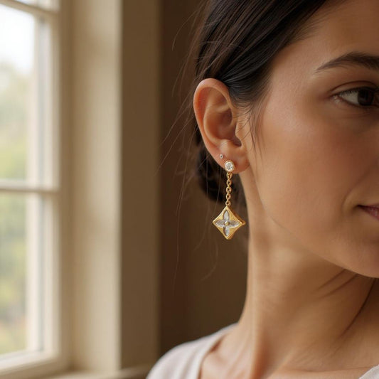 N3VO Noir Luxe Dangle Earrings